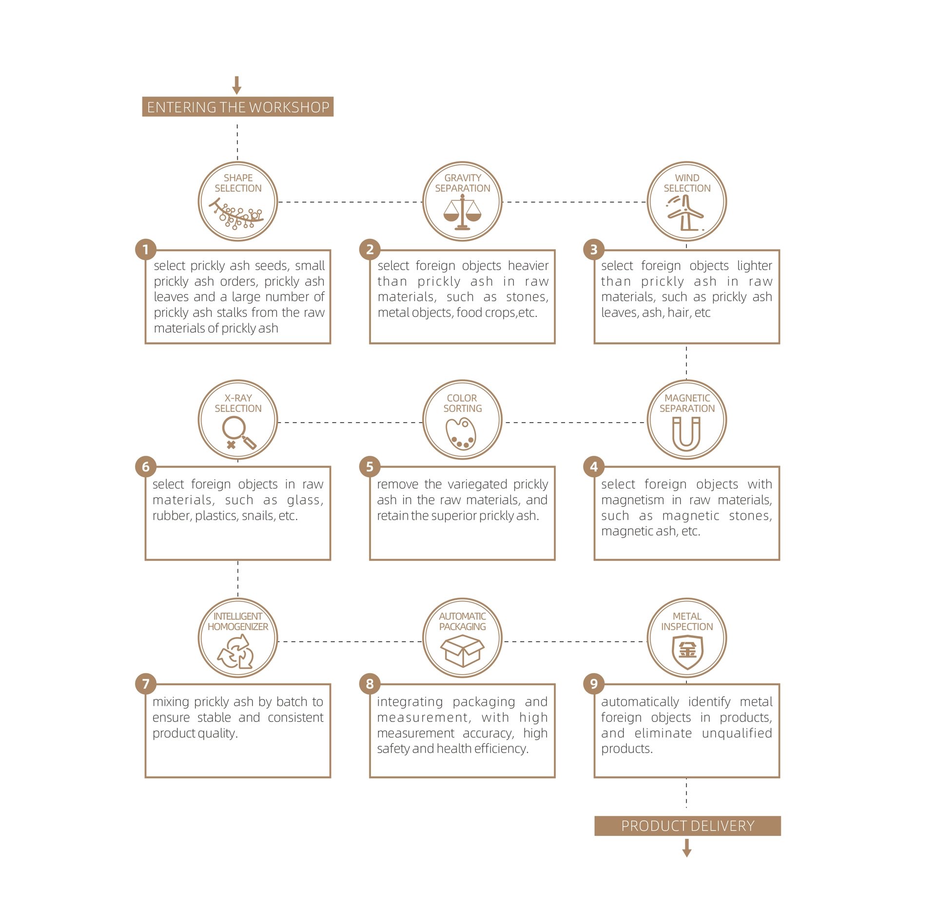 manufacturing process of spice